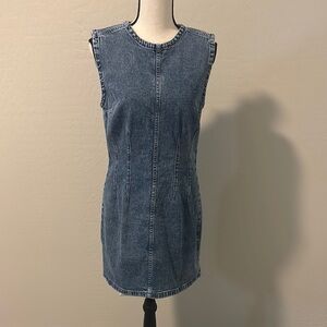 Abercrombie & Fitch Blue Denim Mini Dress